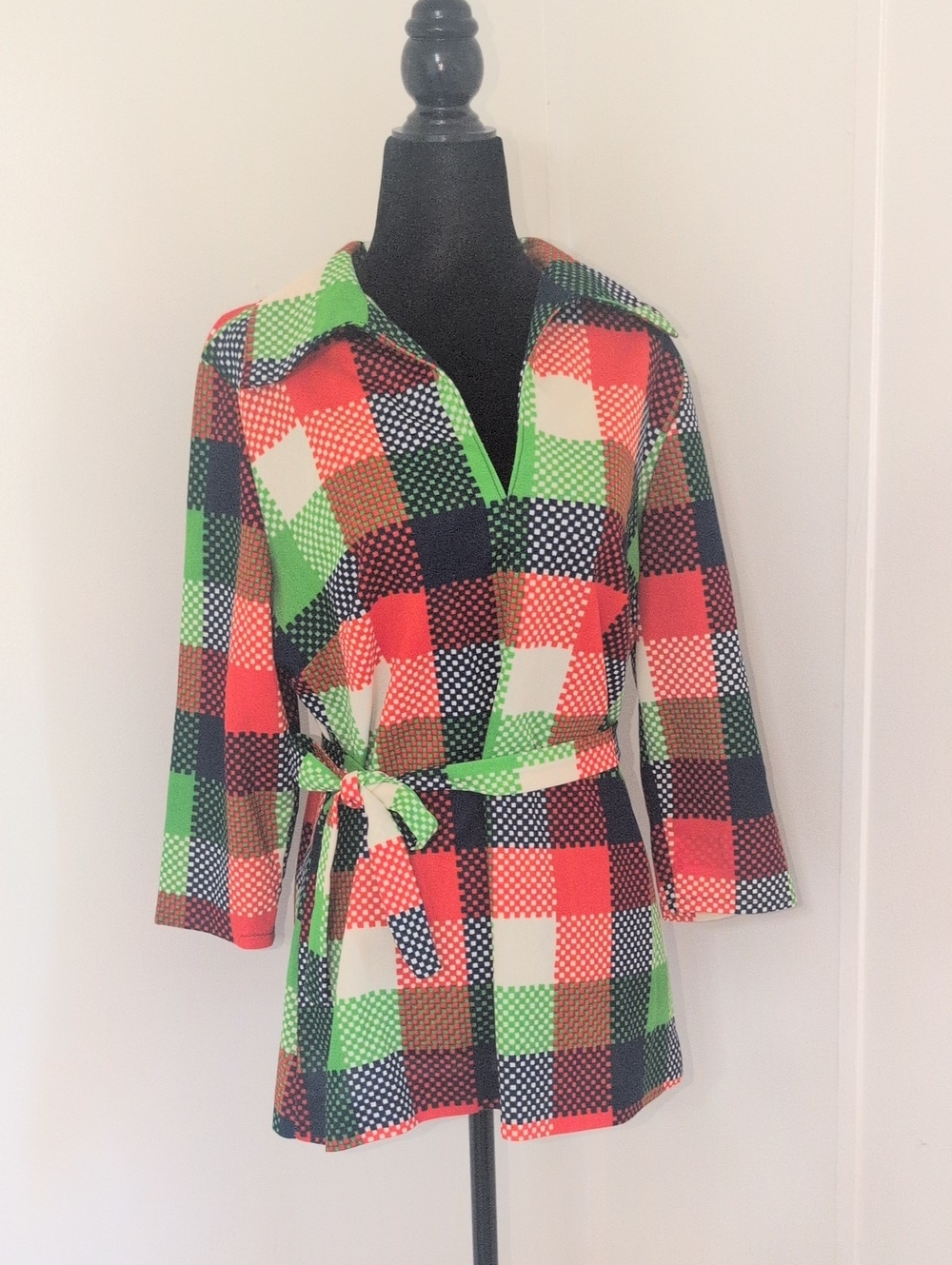 Vintage Groovy 1960s Or 70s Top Size Large Or XL